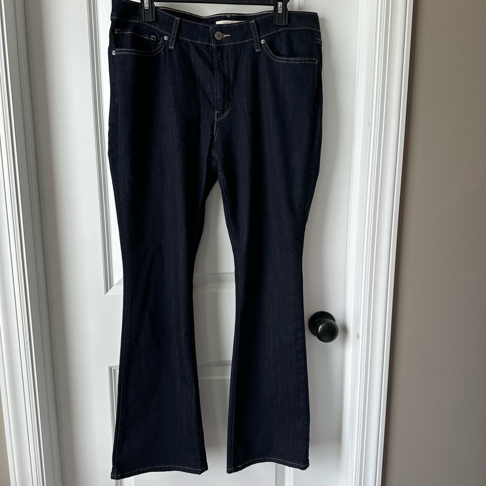 Darkwash bootcut jeans